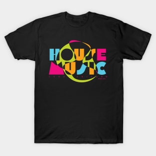 House Music remix colour T-Shirt